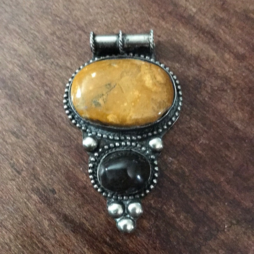 Vintage Sterling Silver Slide Pendant